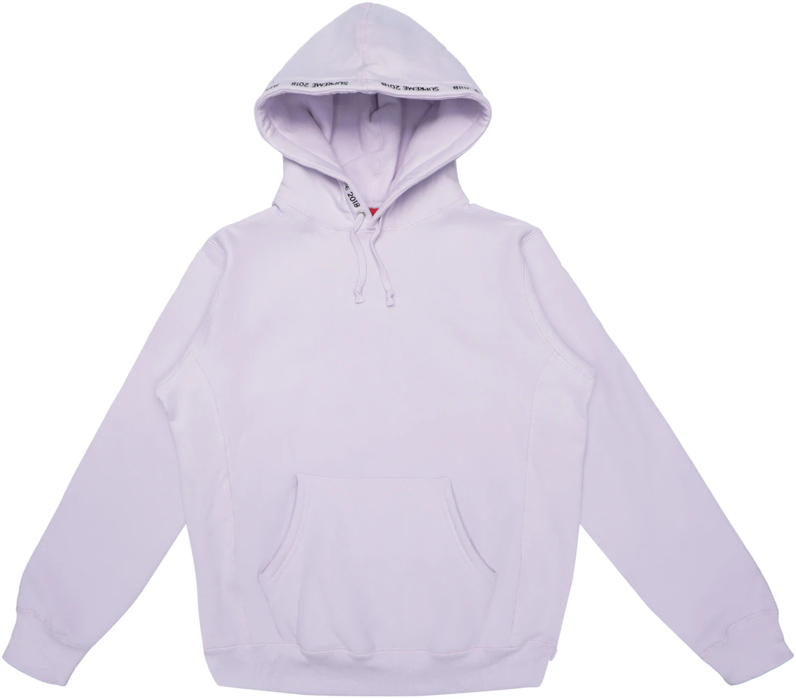 Supreme Channel Hooded Sweatshirt Light Purple Men's - SS18 - US