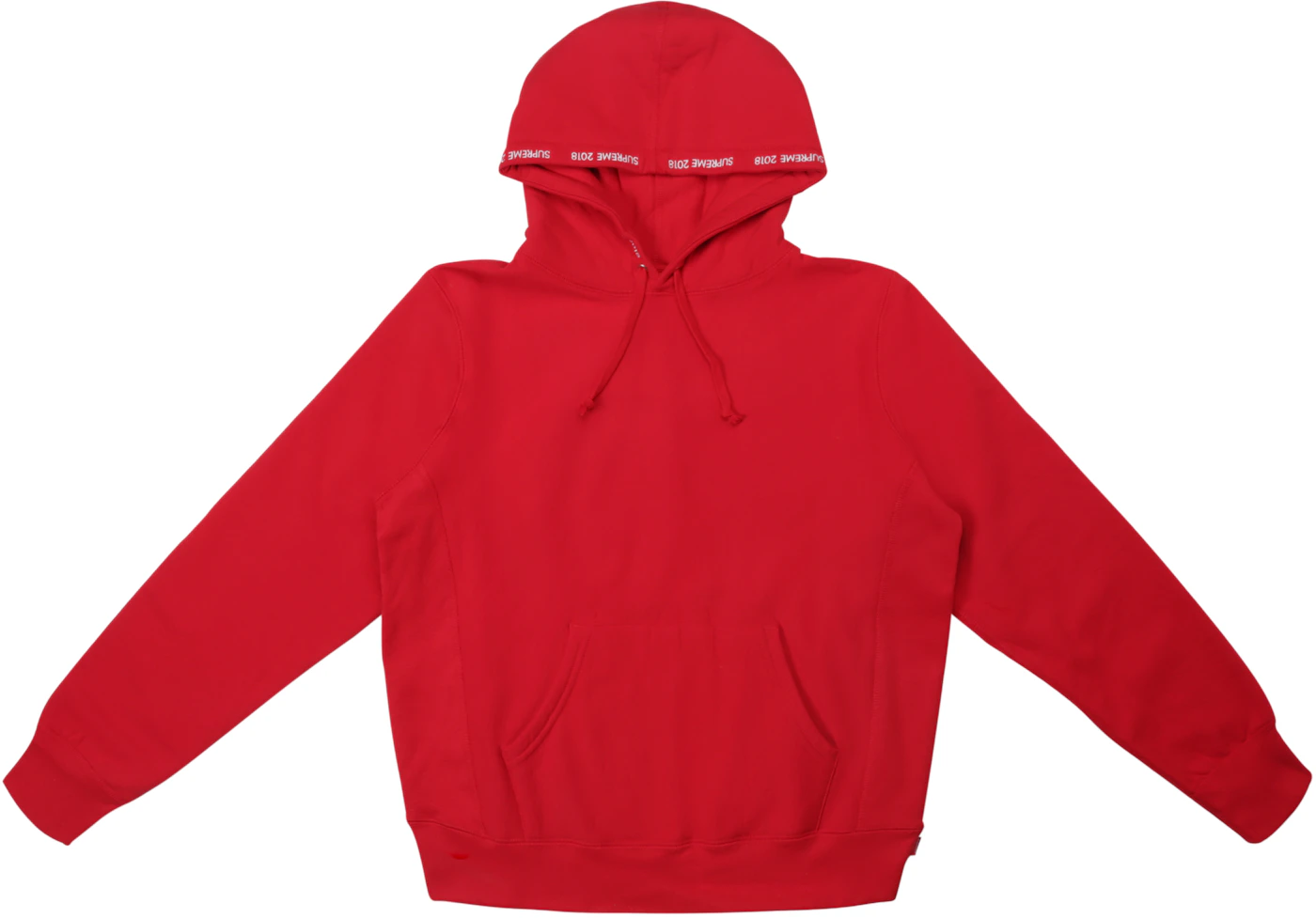 Supreme Channel Hooded Sweatshirt Red Men's - SS18 - US