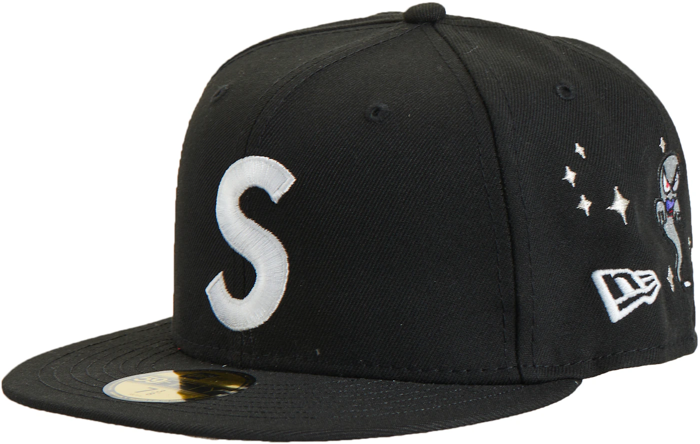 Stylish Combo Of Black Supreme Cap And Black Smile Cap