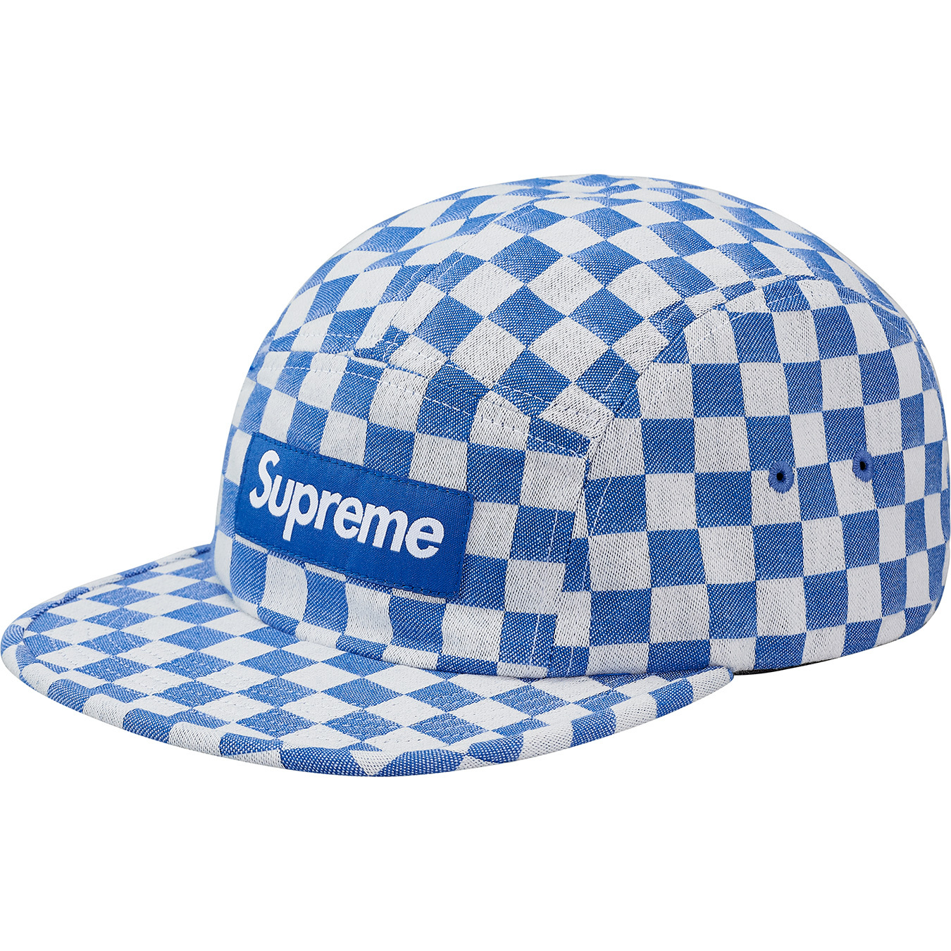 Supreme checkerboard camp discount cap