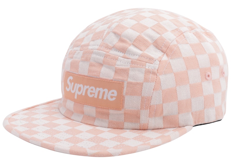 supreme checkerboard camp cap