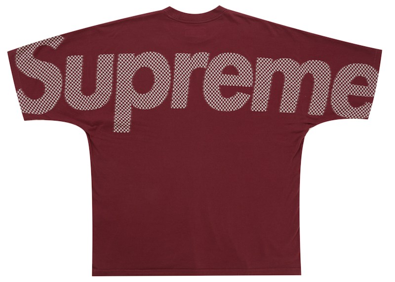 Supreme Checkerboard Intarsia S/S Top Red