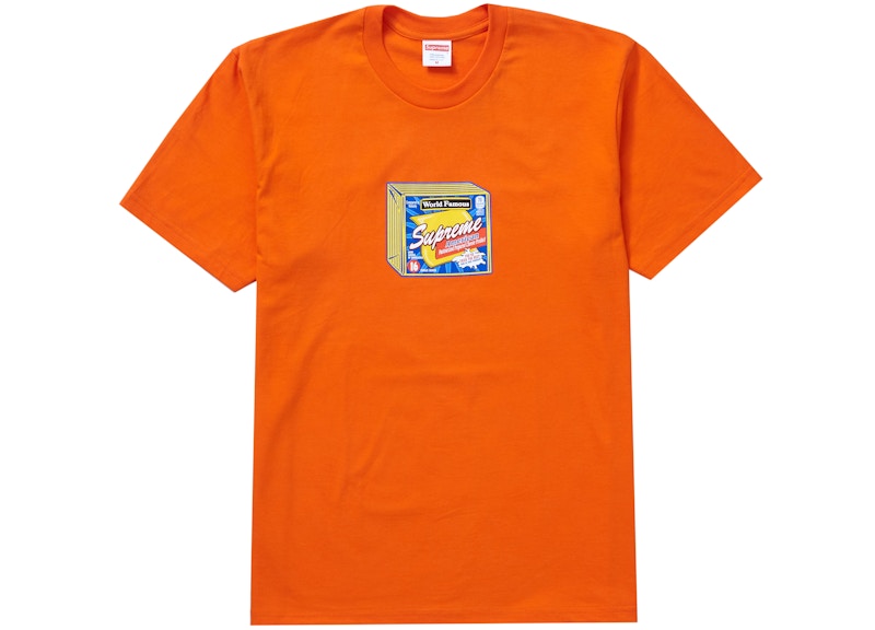 Supreme cheese hot sale tee black