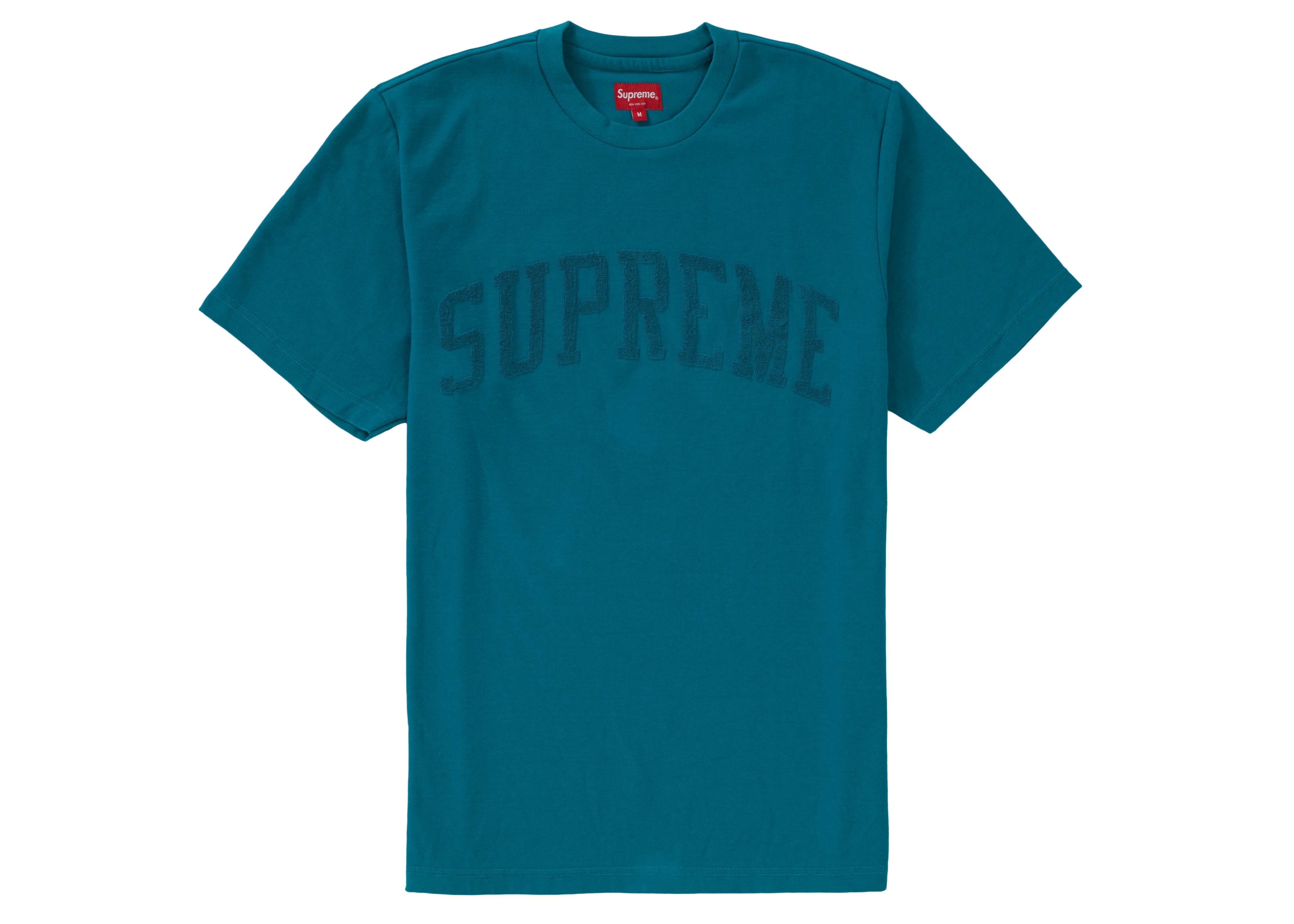 Supreme Chenille Arc Logo S/S Top Teal