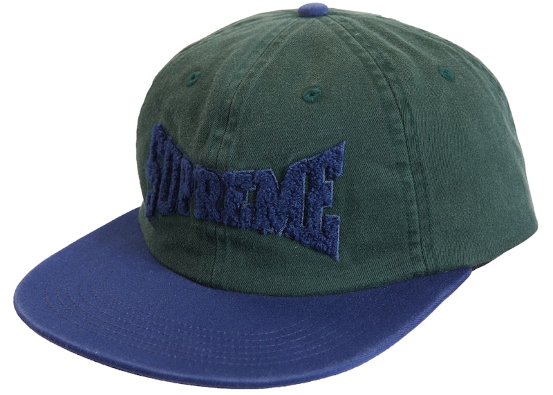 美品】Supreme 19SS Chenille Logo 6-Panel 赤-