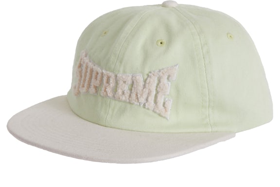 Supreme Chenille Logo 6-Panel Pale Lime