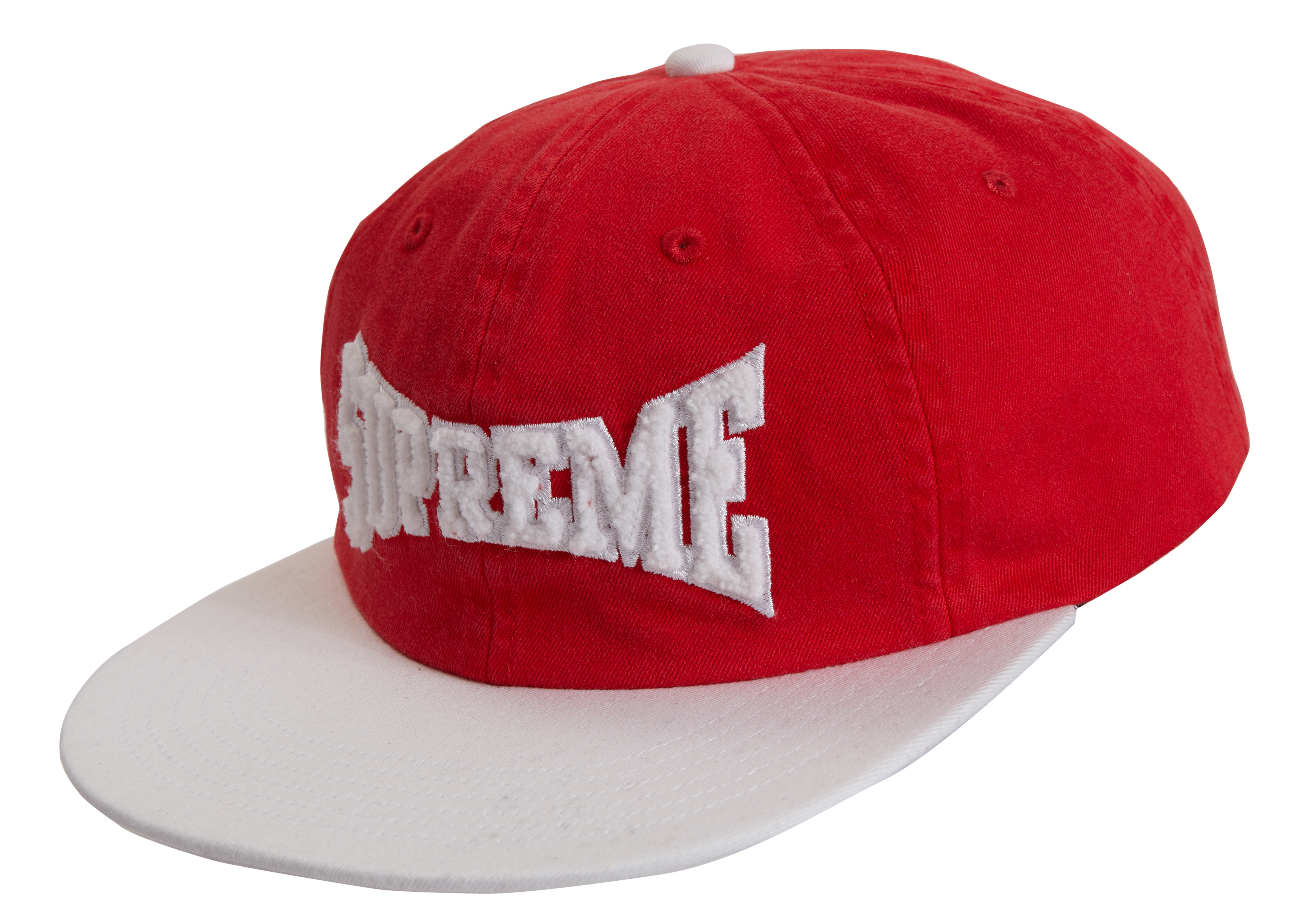 Supreme Chenille Logo 6-Panel Red - SS19 - US