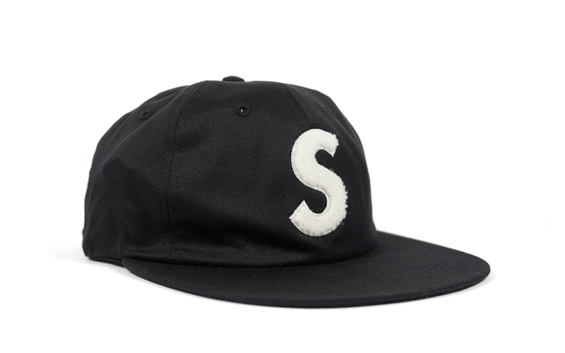 Supreme Chenille S Logo 6 Panel Black - FW16 - US