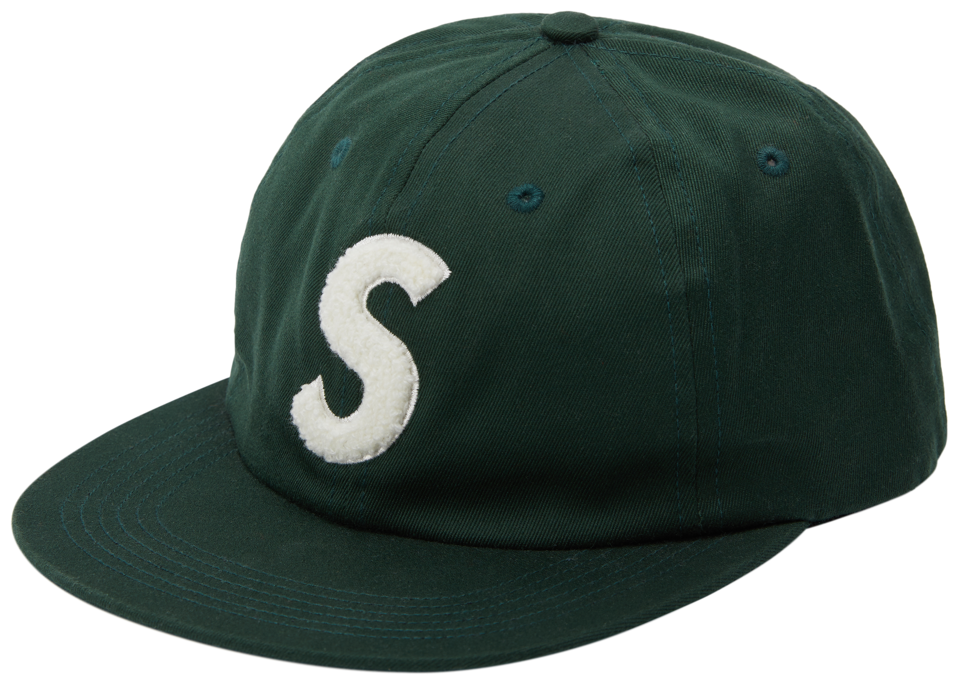 Supreme Chenille S Logo 6 Panel Dark Green - FW16 - US