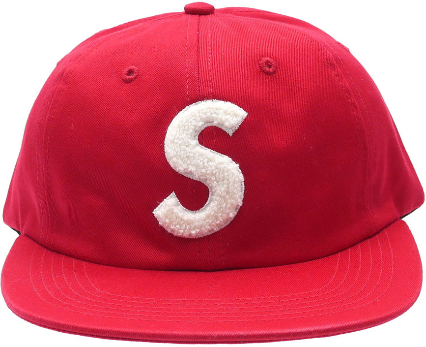 Supreme Corduroy S Logo 6 Panel Red - SS17 - US