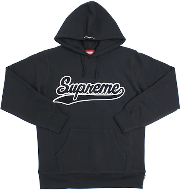 Supreme Script Hooded Sweatshirt BlackSupreme Script Hooded