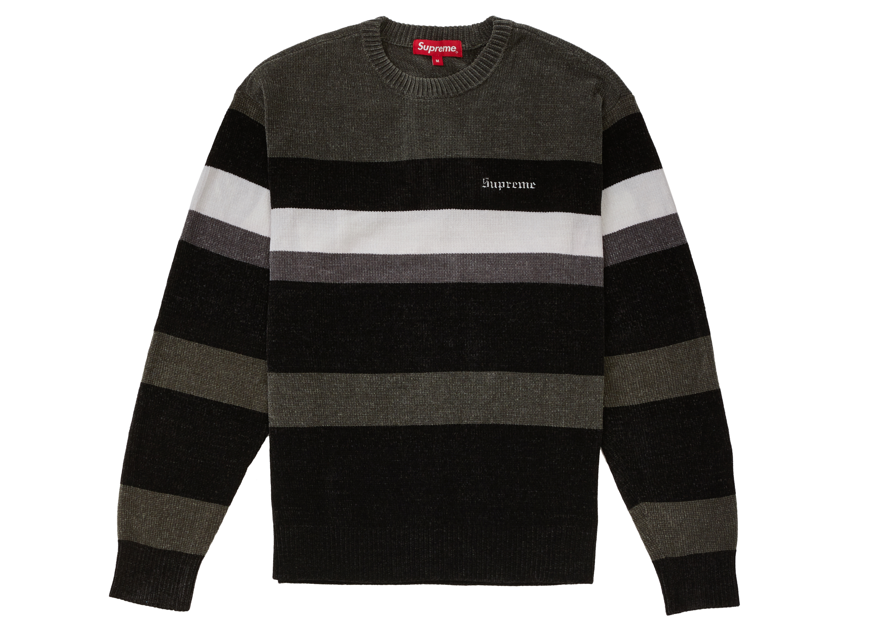 Supreme Chenille Sweater Black - FW18 メンズ - JP