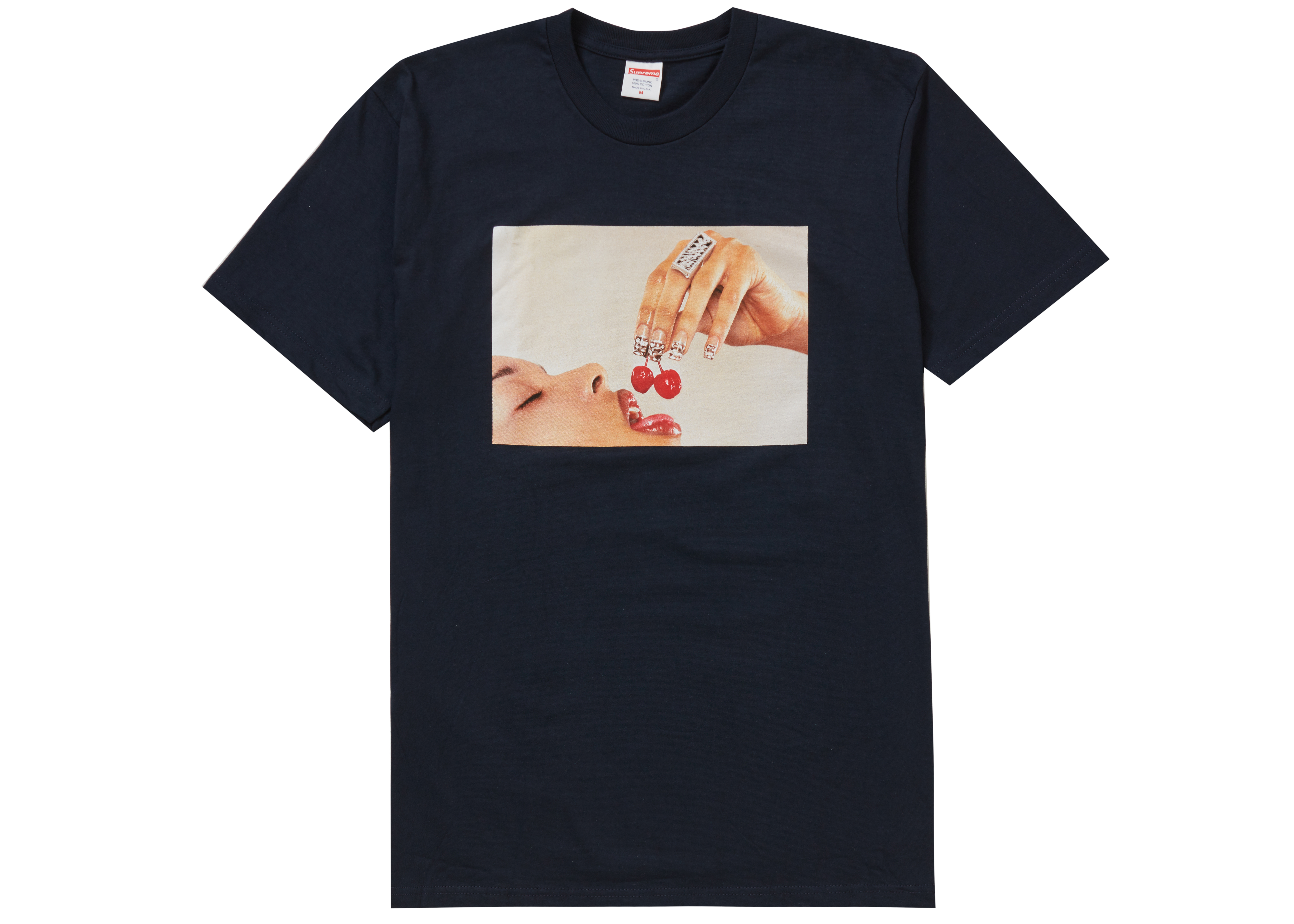 送料込みsizeL supreme CHERRIES TEE　2枚Tシャツ/カットソー(半袖/袖なし)