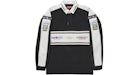 Supreme Chest Stripe Rugby Black