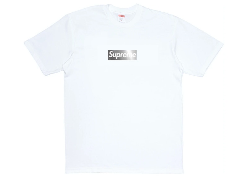 Supreme Chicago Box Logo Tee White - FW22 Men's - US