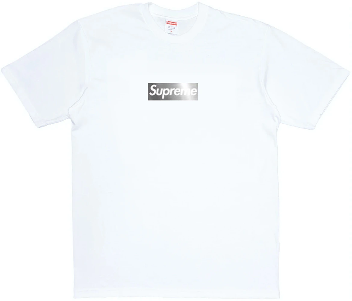 LOUIS VUITTON SUPREME Supreme box logo tops Short sleeve T