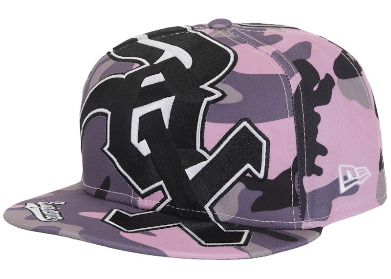 Supreme Chicago White Sox Adjustable New Era Cap Pink Camo - FW25 - JP