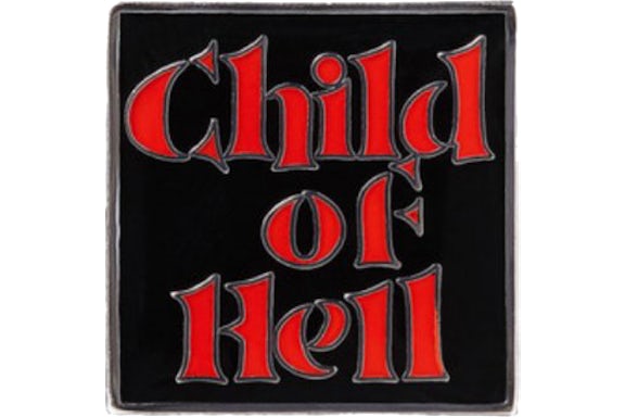 Supreme Niño Del Infierno Negro Pin Plateado