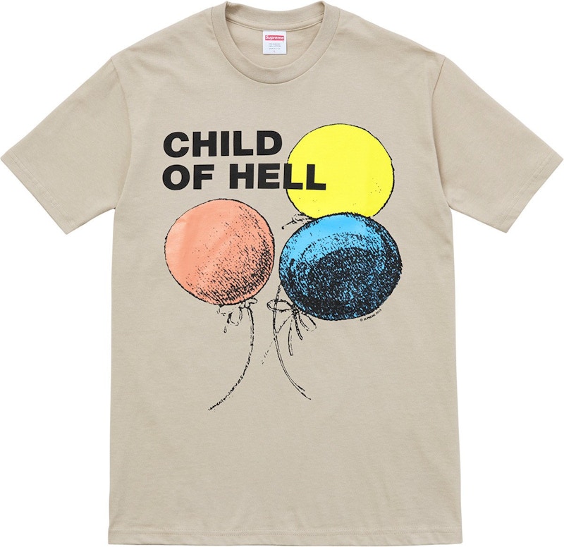 Supreme Child of Hell Tee Tan Men's - FW15 - US