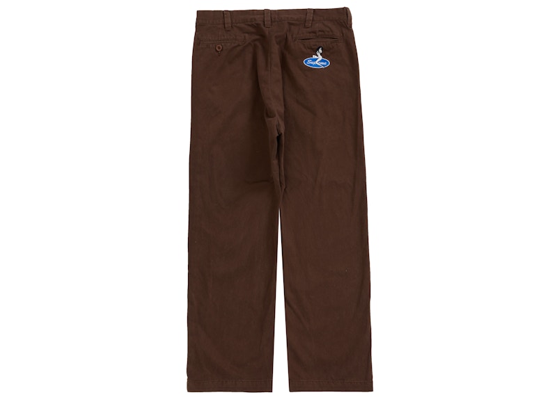 Supreme Chino Pant Brown Men's - FW21 - GB