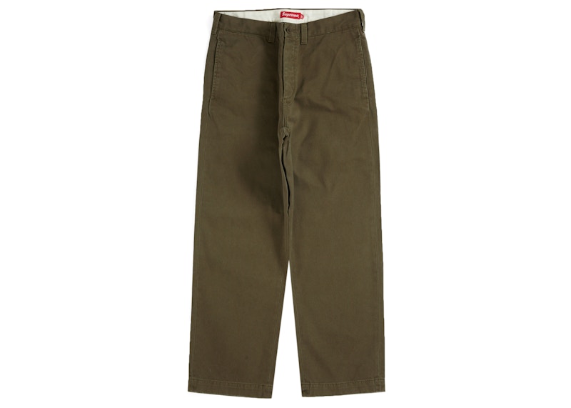 supreme chino pant チノパン 買蔵 未使用品 casarocca.co.th