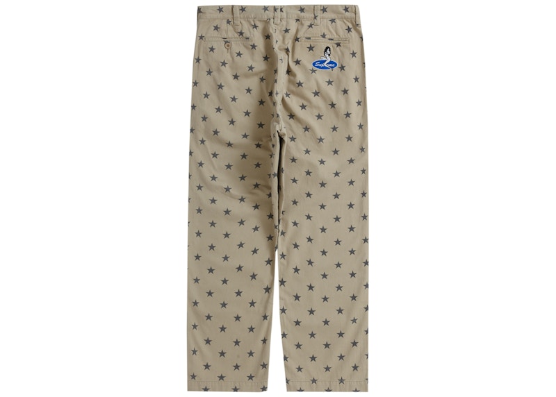 22SS Supreme Chino pant Khaki stars 34-