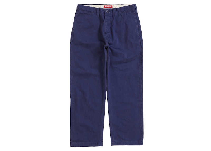 Supreme Chino Pant Navy Men's - FW21 - US