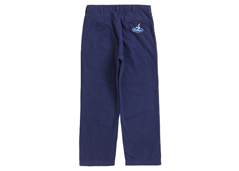 Supreme Work Chino Pant チノパンツ NAVY32美品 - チノパン