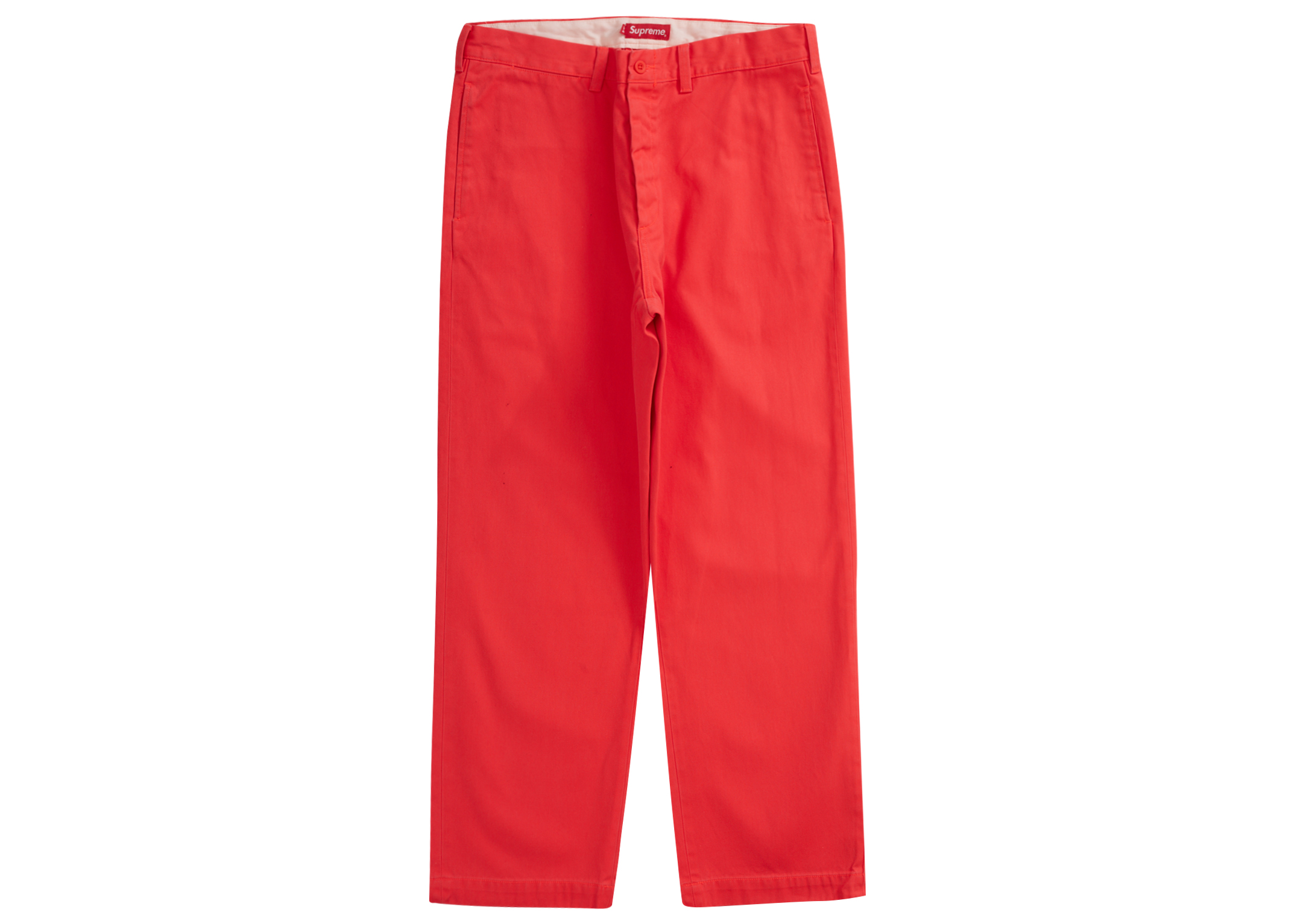 Supreme Chino Pant Neon Red Men's - SS23 - US