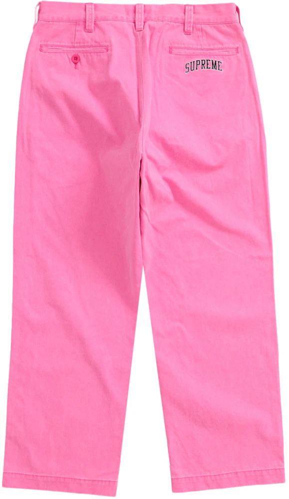 Supreme Light Pink Work Pants SS15 Size 32
