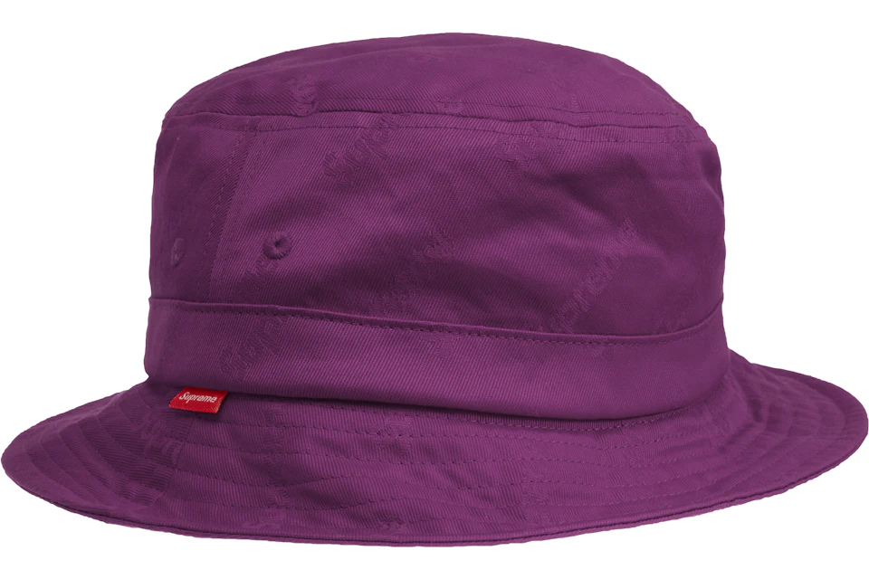 Supreme Jacquard Logos Twill Crusher Purple