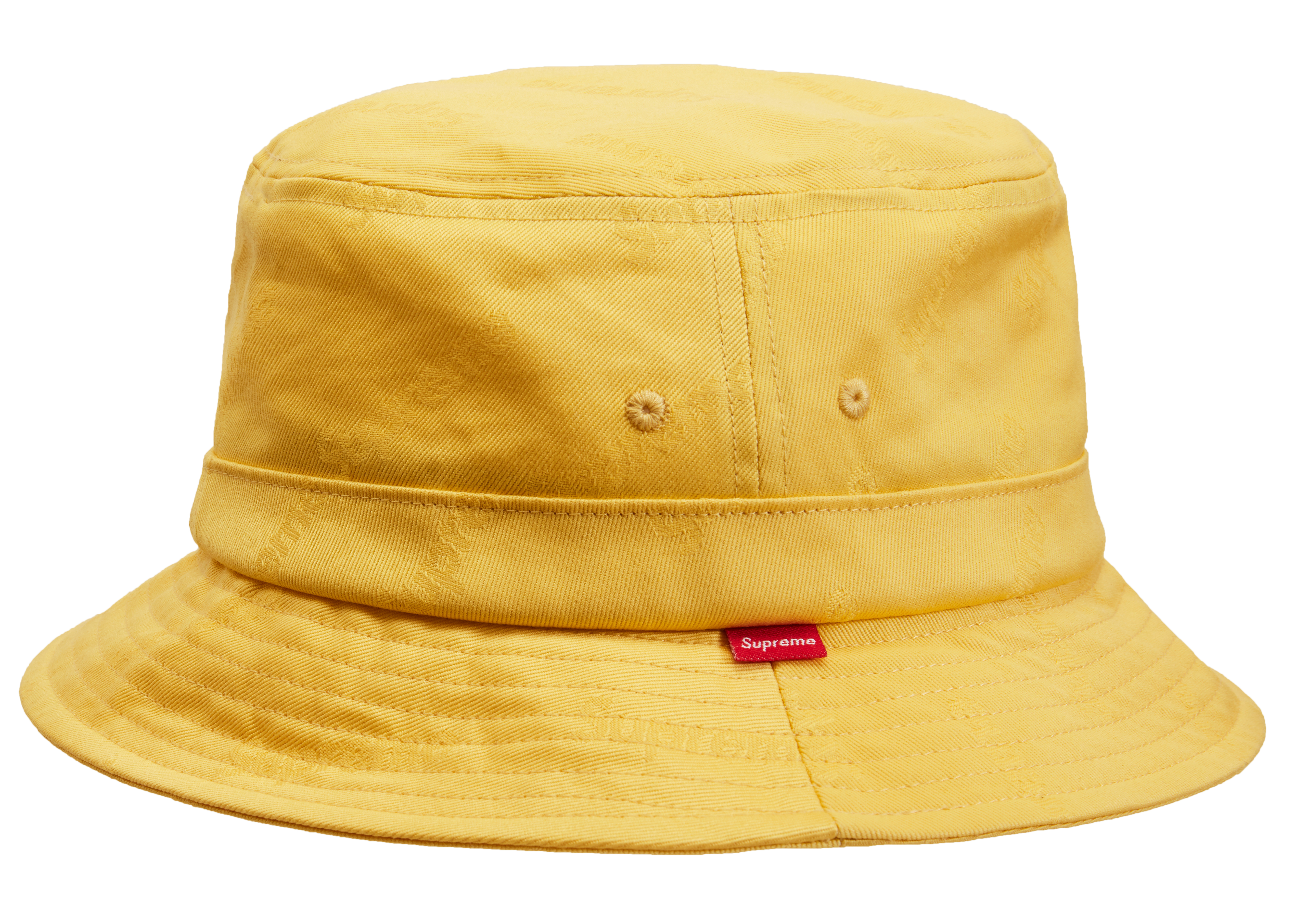 Supreme Jacquard Logos Twill Crusher Yellow Men's - FW19 - US