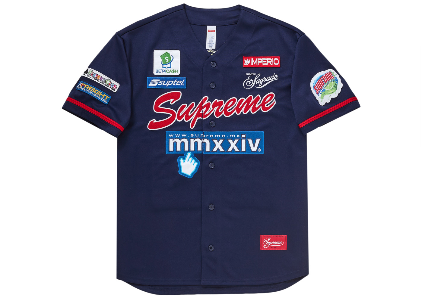 Supreme Chosen One Baseball Jersey BK Sファッション