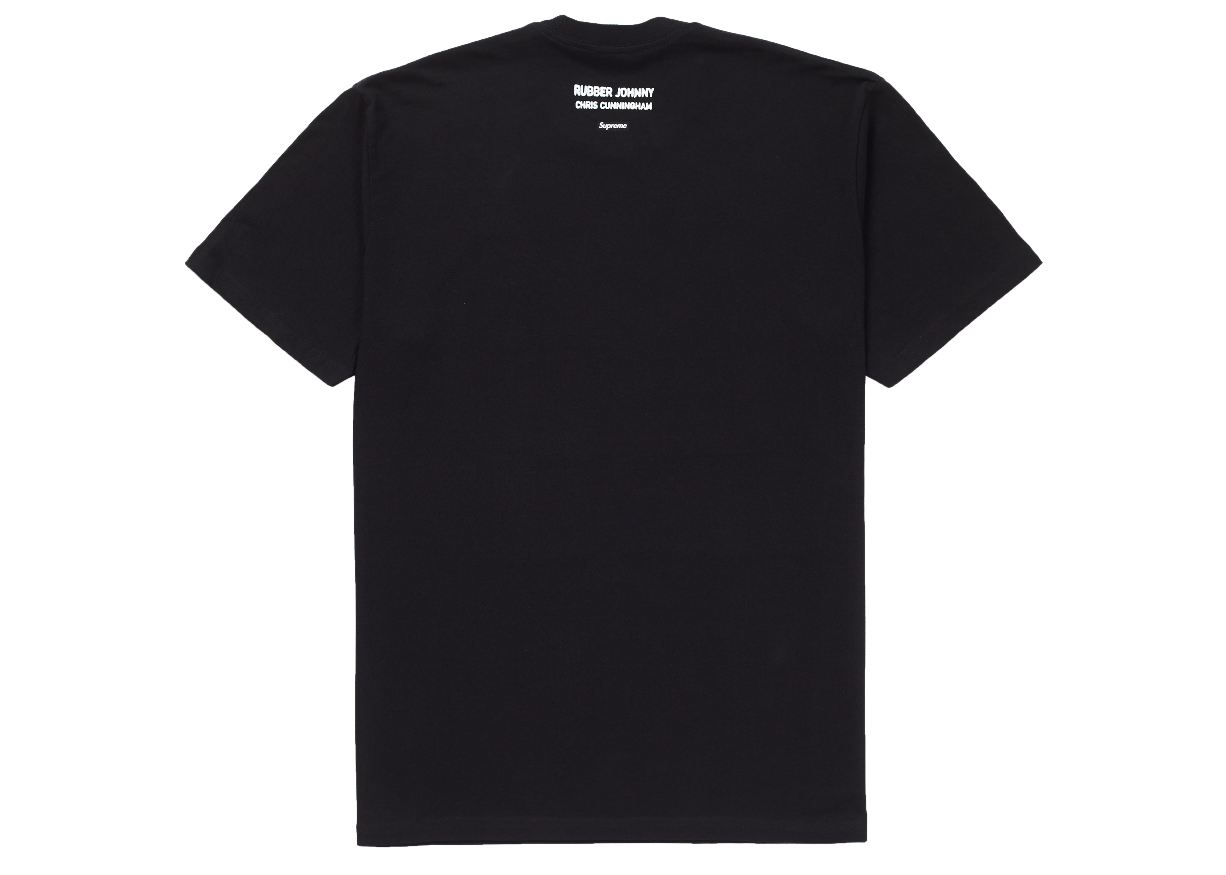 Plain black hotsell supreme shirt