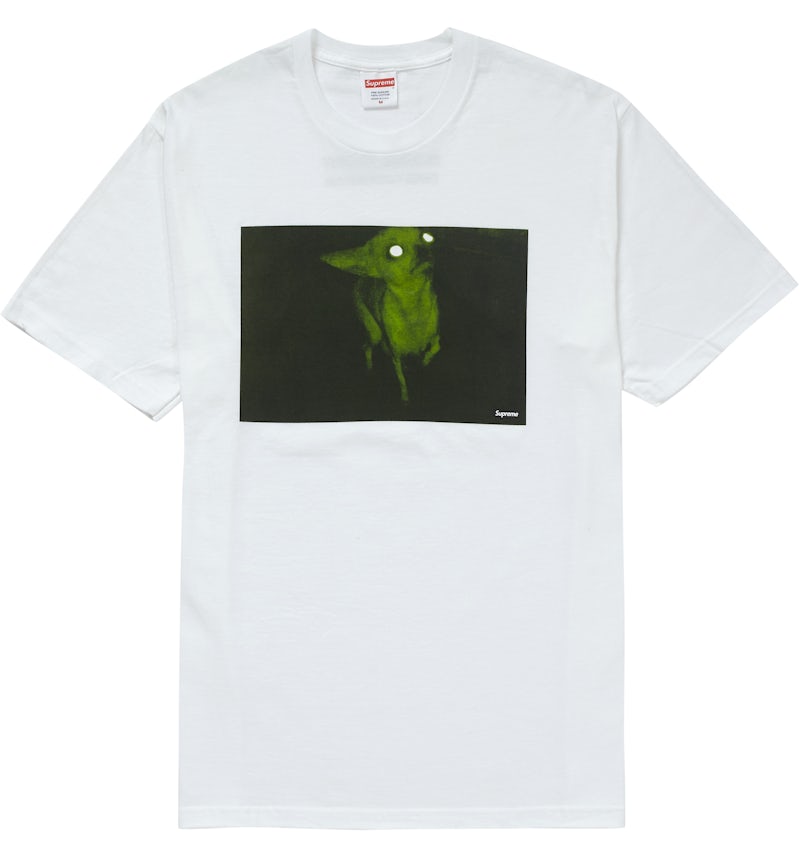 Supreme Chris Cunningham Chihuahua Tee White Men's FW18 US