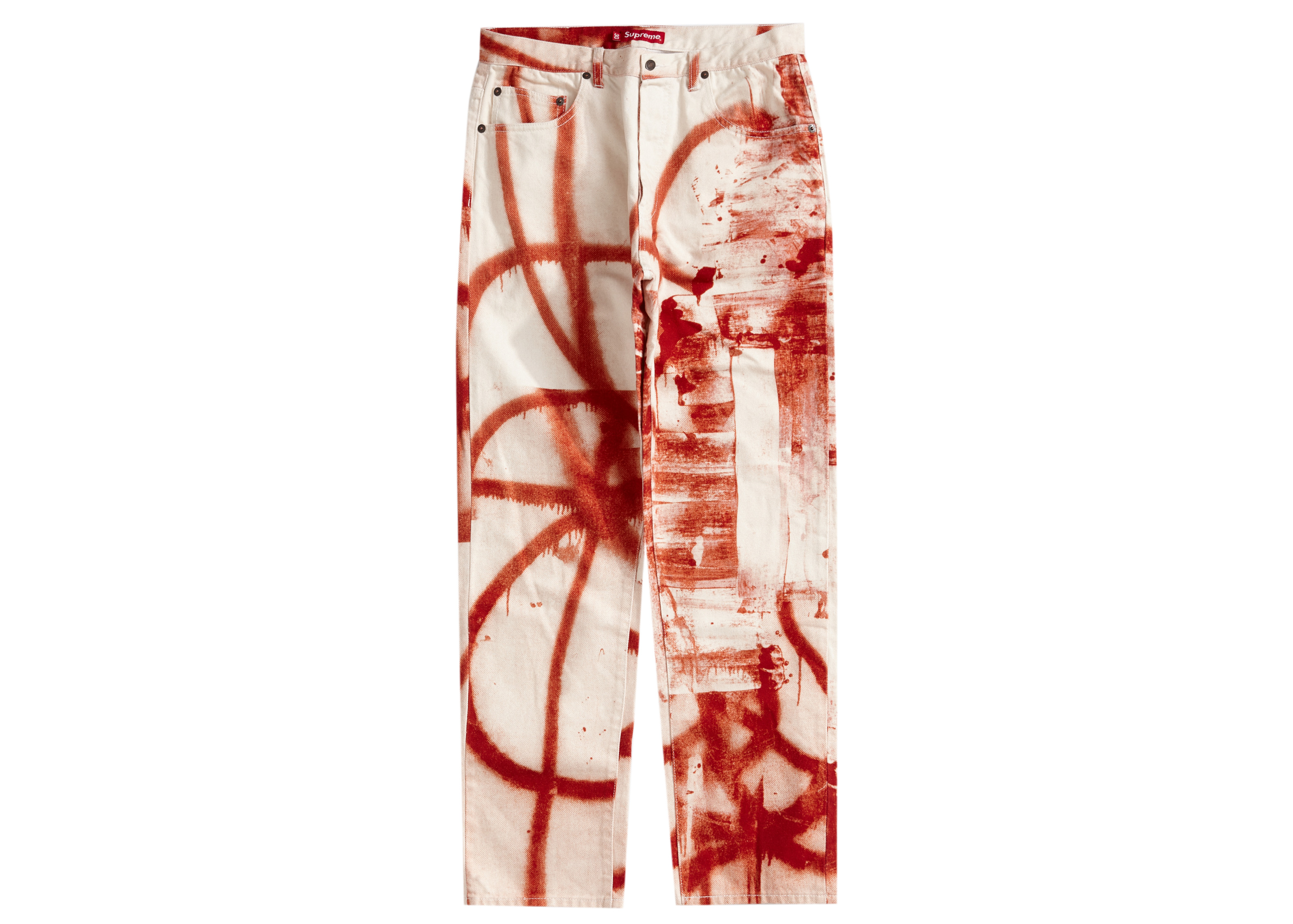 Supreme Christopher Wool Regular Jean Red