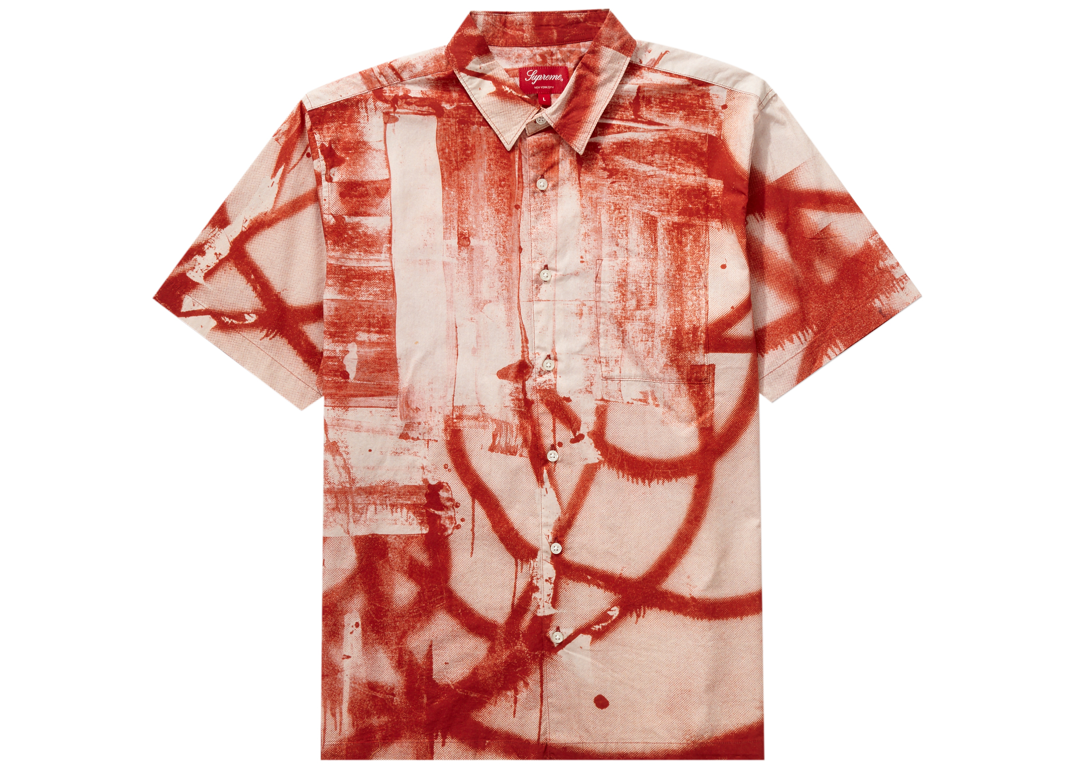 Supreme Christopher Wool S/S Shirt Red - FW21 Men's - US