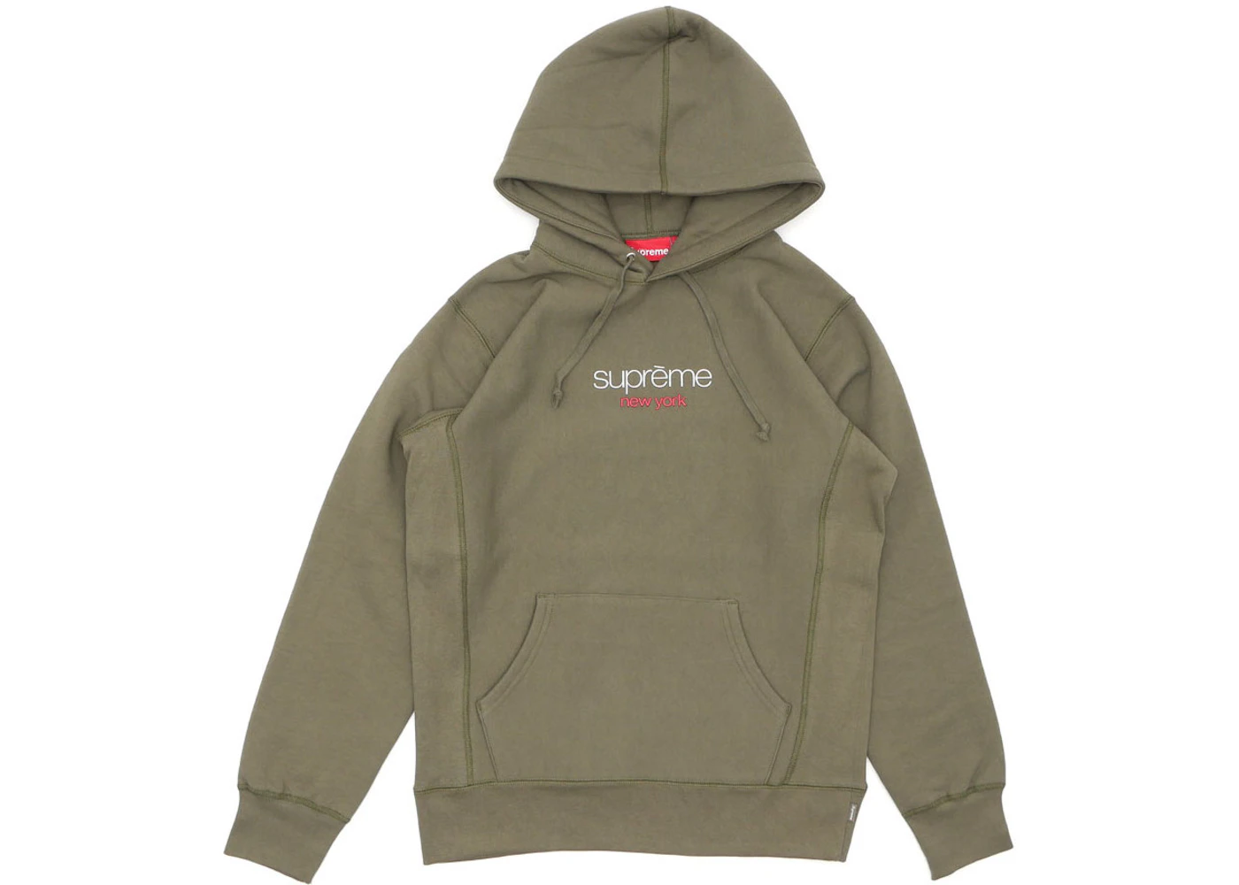 Supreme hoodie olive green Clearance