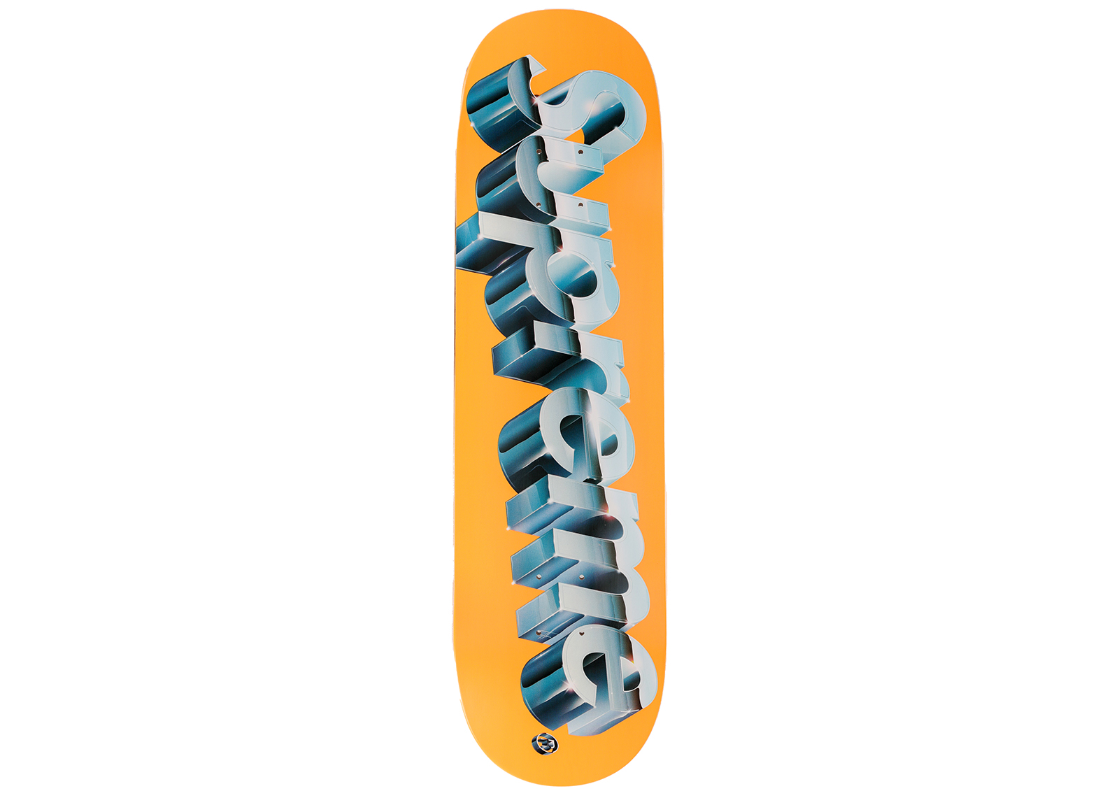 最終価格 Supreme Chrome Logo Skateboard Deck