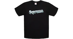 Supreme Chrome Logo Tee Black