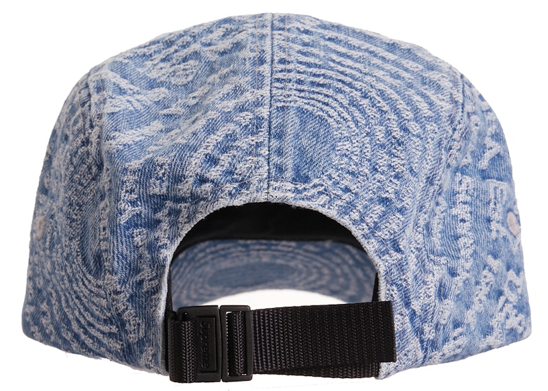 Supreme Circles Jacquard Denim Camp Cap Blue - FW21 - US