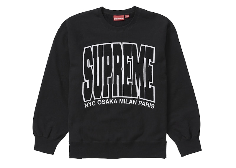 Supreme Cities Arc Crewneck Black