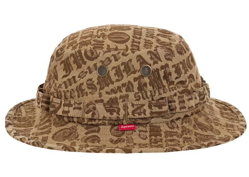 Supreme Supreme Cities Jacquard Boonie Hat Brown - SS25 - US