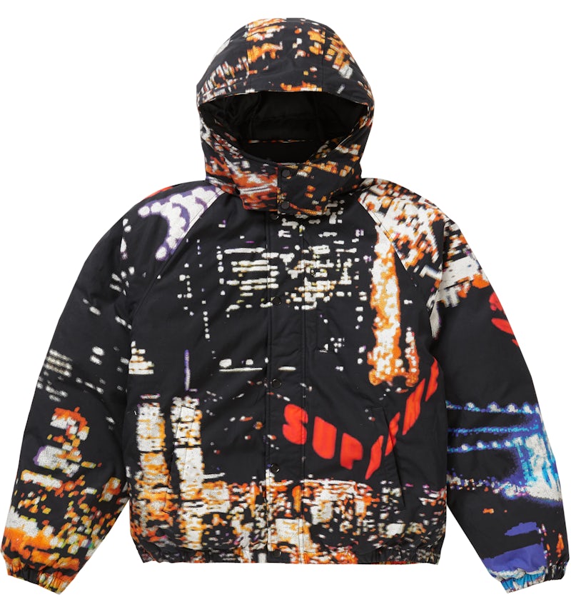 Supreme City Lights Puffy Jacket Black Men's SS20 US