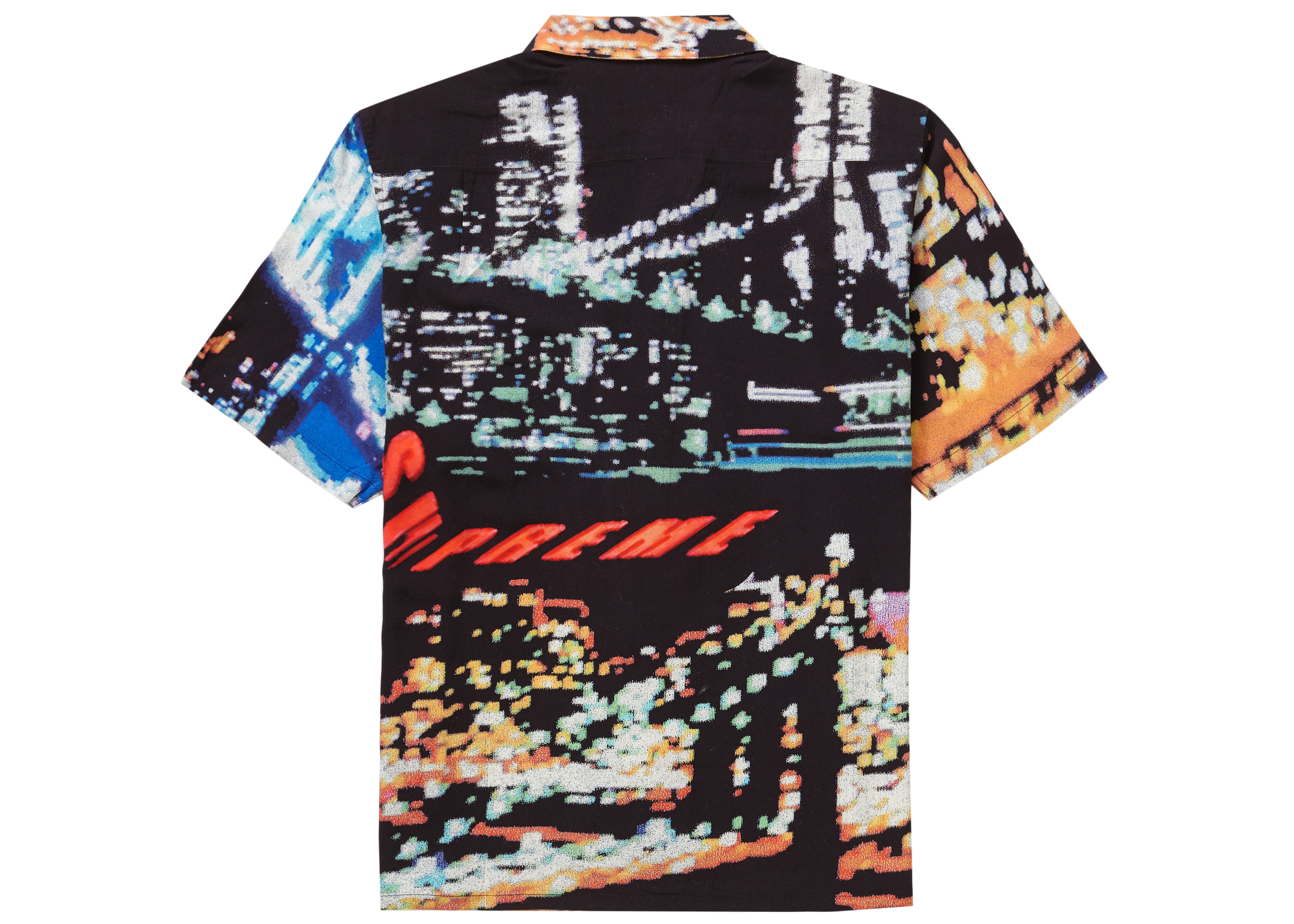 Supreme City Lights Rayon S/S Shirt Black Men's - SS20 - US