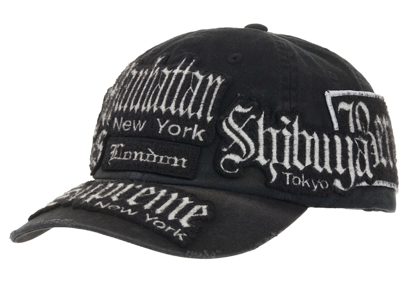 Supreme City Patches 6-Panel Hat Black - SS26 - JP