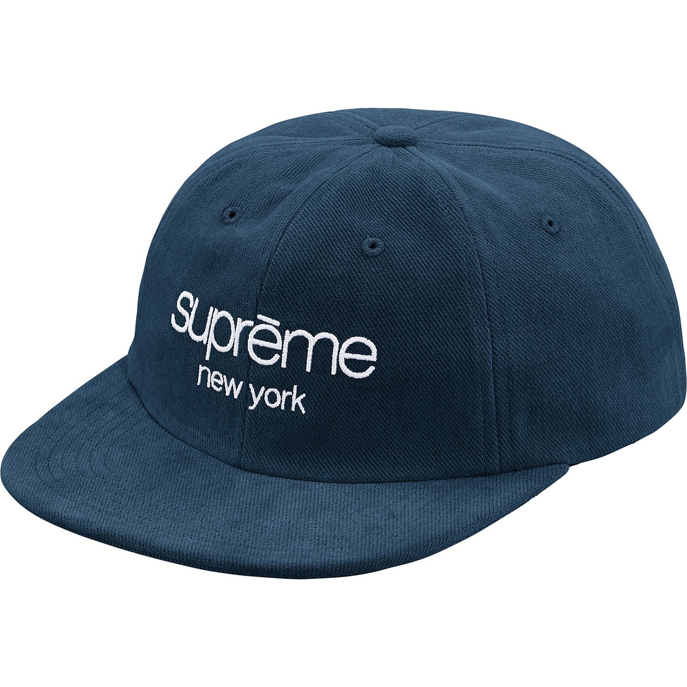 Supreme Classic Logo 6-Panel (SS18) Navy - SS18 – DE