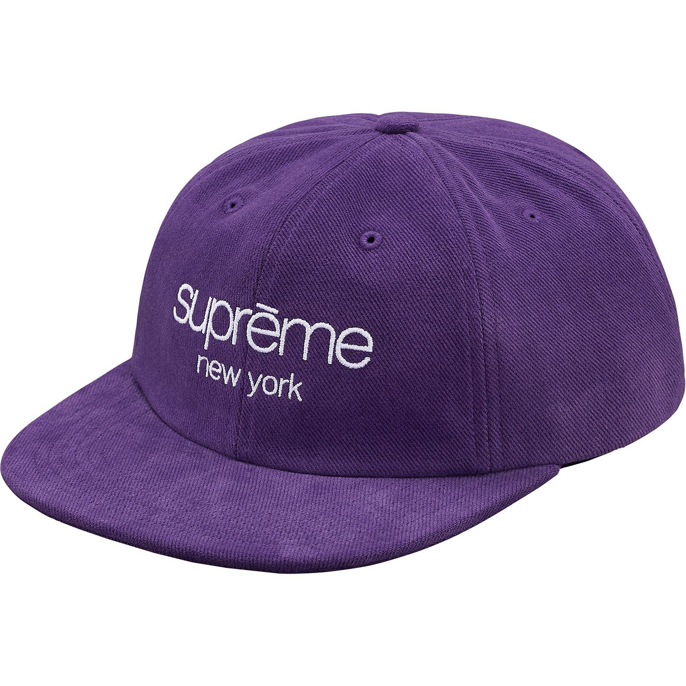 Supreme Classic Logo 6-Panel (SS18) Purple