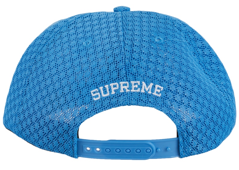 Supreme Classic Logo Air Mesh 6-Panel Light Blue - SS22 - CN