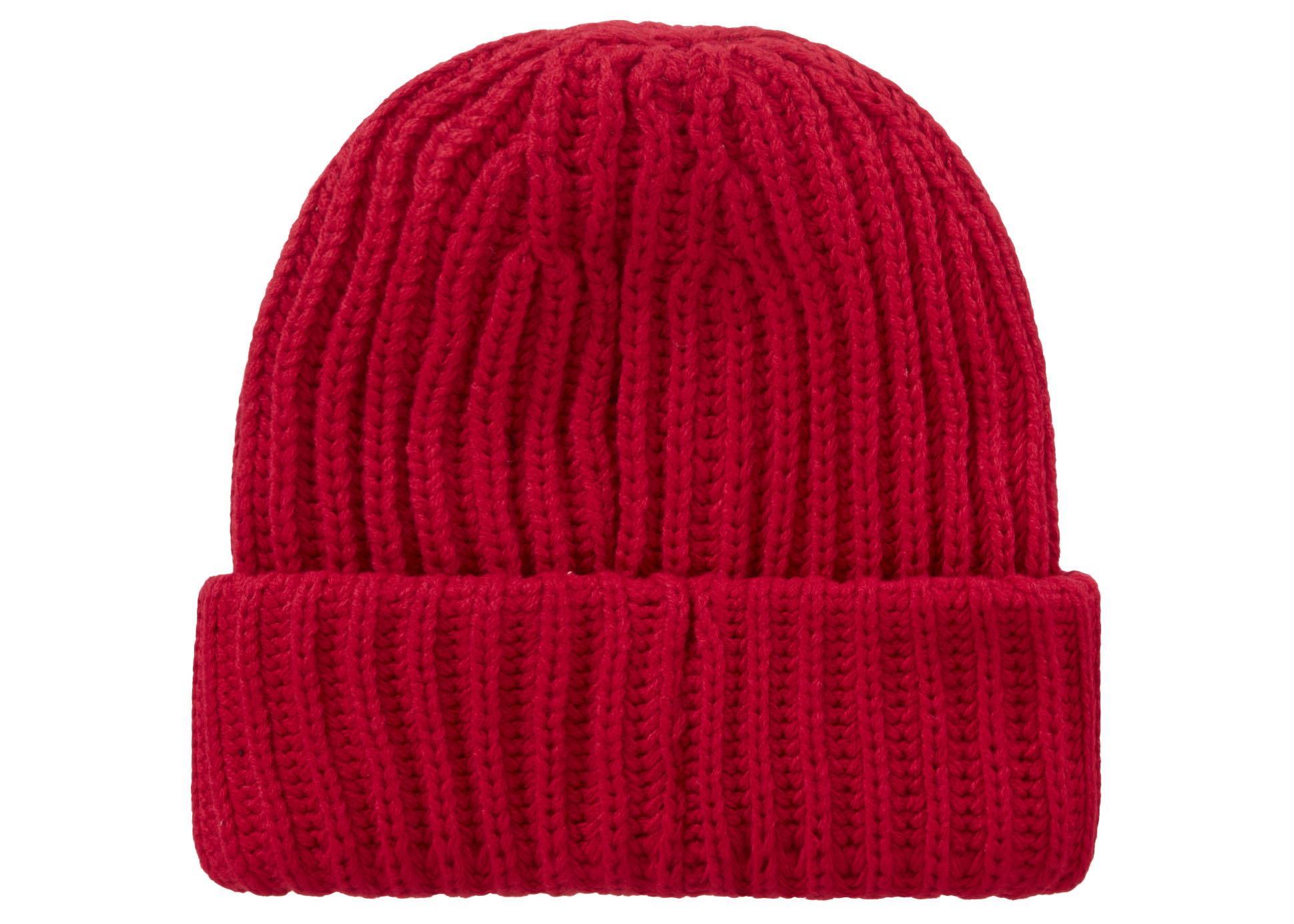 Supreme Classic Logo Chunky Ribbed Beanie Red - FW23 - US